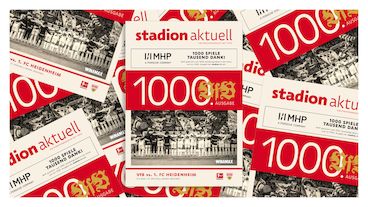 März: Die 1000. Ausgabe „stadion aktuell“ erscheint