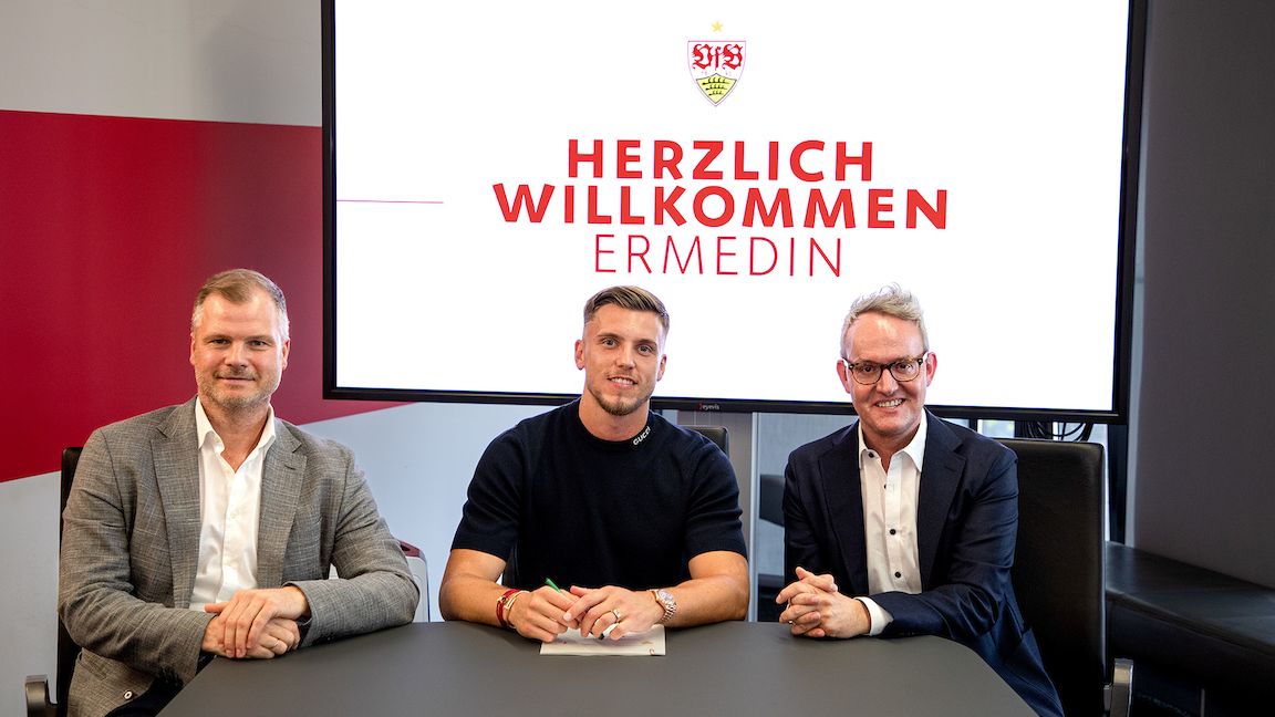 Der VfB verpflichtet Ermedin Demirovic