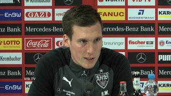 Die VfB Pk vor dem DFB Pokalspiel in Mainz