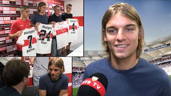 Die neue Nummer 24 im VfB Trikot Borna Sosa